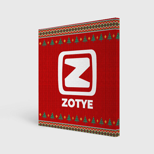 Картина квадратная Zotye new year / 3D-принт – фото 1