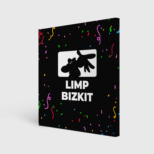 Картина квадратная Limp Bizkit конфети / 3D-принт – фото 1