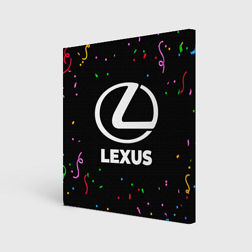 Картина квадратная Lexus конфети / 3D-принт – фото 1