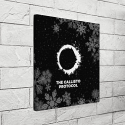 Холст квадратный Снежный The Callisto Protocol, цвет: 3D-принт — фото 2