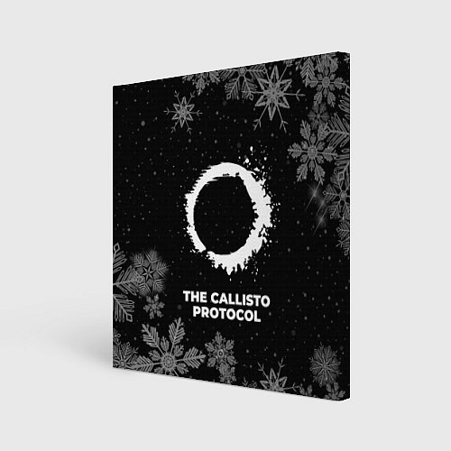 Картина квадратная Снежный The Callisto Protocol / 3D-принт – фото 1