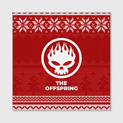 Холст квадратный Новогодний The Offspring, цвет: 3D-принт — фото 2
