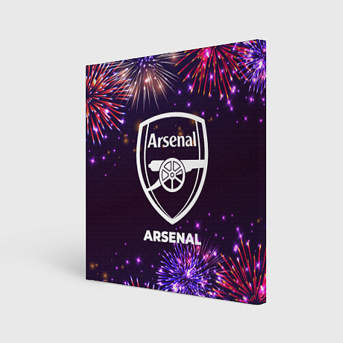 Картина квадратная Праздничный Arsenal / 3D-принт – фото 1