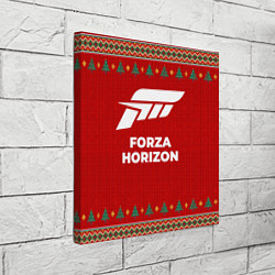 Холст квадратный Forza Horizon new year, цвет: 3D-принт — фото 2