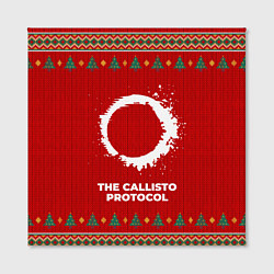 Холст квадратный The Callisto Protocol new year, цвет: 3D-принт — фото 2