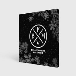 Картина квадратная Снежный Bullet For My Valentine