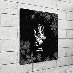 Холст квадратный Снежный Iron Maiden, цвет: 3D-принт — фото 2