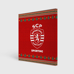 Картина квадратная Sporting new year