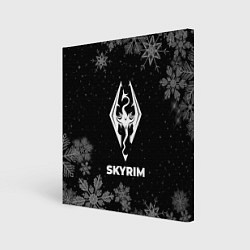 Картина квадратная Снежный Skyrim