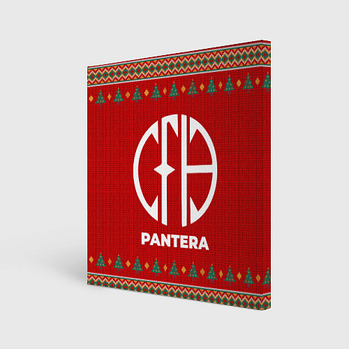 Картина квадратная Pantera new year / 3D-принт – фото 1
