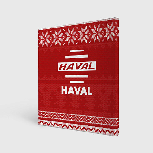 Картина квадратная Новогодний Haval / 3D-принт – фото 1