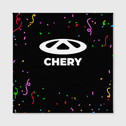 Холст квадратный Chery конфети, цвет: 3D-принт — фото 2