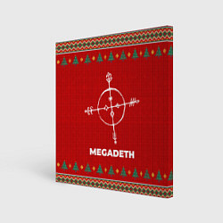 Картина квадратная Megadeth new year