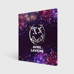 Картина квадратная Праздничный Avril Lavigne