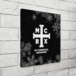 Холст квадратный Снежный My Chemical Romance, цвет: 3D-принт — фото 2