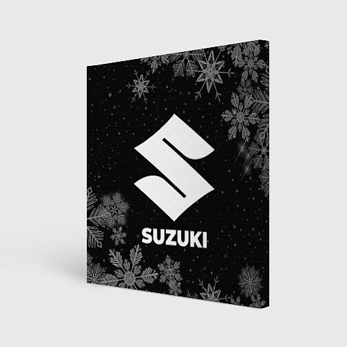 Картина квадратная Снежный Suzuki / 3D-принт – фото 1