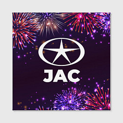 Холст квадратный Праздничный JAC, цвет: 3D-принт — фото 2