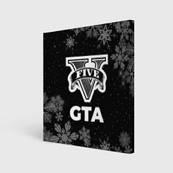 Картина квадратная Снежный GTA