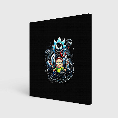 Картина квадратная Morty and Rick - we are Venom / 3D-принт – фото 1