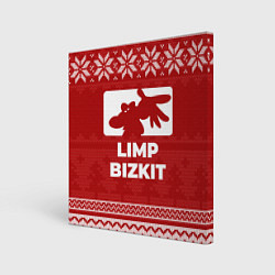 Картина квадратная Новогодний Limp Bizkit