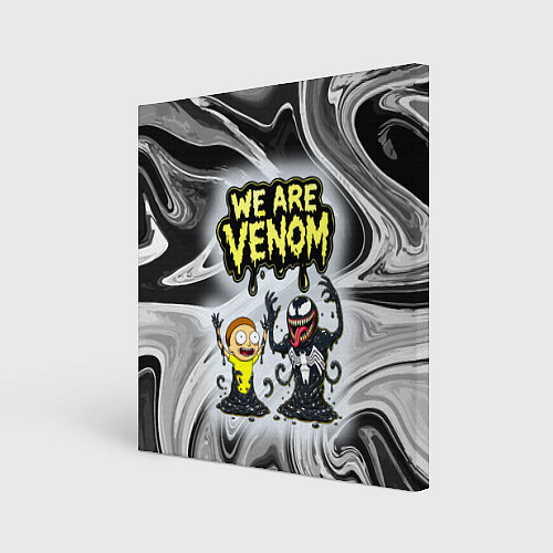 Картина квадратная We are Venom - Morty / 3D-принт – фото 1