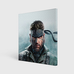 Картина квадратная Snake Solid - metal gear