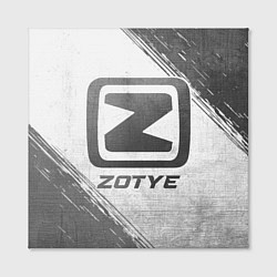 Холст квадратный Zotye - white gradient, цвет: 3D-принт — фото 2