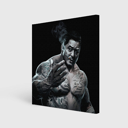 Картина квадратная Ma Dong Seok - yakudza / 3D-принт – фото 1