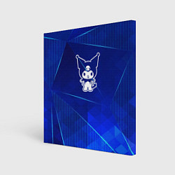Картина квадратная Kuromi blue poly