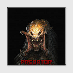 Холст квадратный Хищник рык, цвет: 3D-принт — фото 2