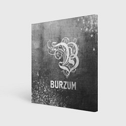 Картина квадратная Burzum - grey gradient