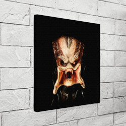Холст квадратный Predator - хищник, цвет: 3D-принт — фото 2