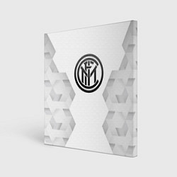 Картина квадратная Inter white poly