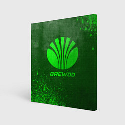 Картина квадратная Daewoo - green gradient