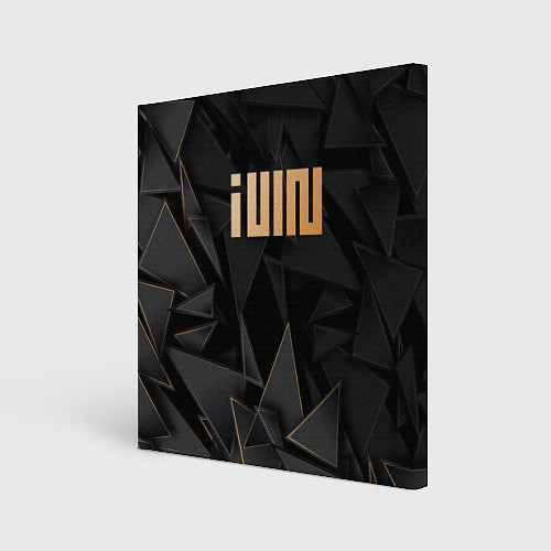 Картина квадратная Gidle golden poly / 3D-принт – фото 1