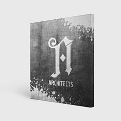 Картина квадратная Architects - grey gradient