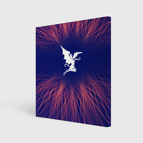 Картина квадратная Black Sabbath red energy / 3D-принт – фото 1