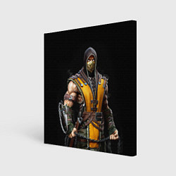Картина квадратная Mortal kombat - Scorpion