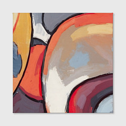 Холст квадратный Абстракция с кругами, цвет: 3D-принт — фото 2