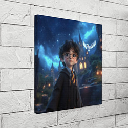 Холст квадратный Гарри Поттер в галстуке, цвет: 3D-принт — фото 2