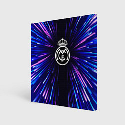 Картина квадратная Real Madrid neon energy
