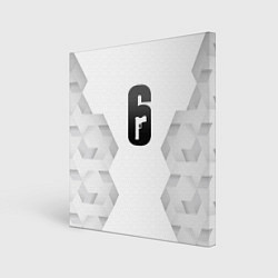 Картина квадратная Rainbow Six white poly