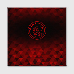 Холст квадратный Ajax red poly, цвет: 3D-принт — фото 2