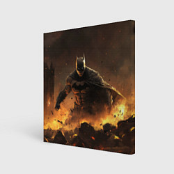 Холст квадратный Batman dark city, цвет: 3D-принт