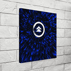 Холст квадратный Ghost of Tsushima blue energy, цвет: 3D-принт — фото 2