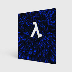 Картина квадратная Half-Life blue energy