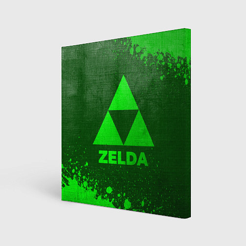 Картина квадратная Zelda - green gradient / 3D-принт – фото 1