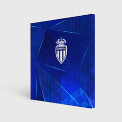 Холст квадратный Monaco blue poly, цвет: 3D-принт