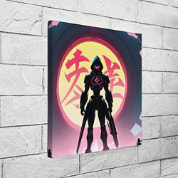 Холст квадратный Воин аниме, цвет: 3D-принт — фото 2