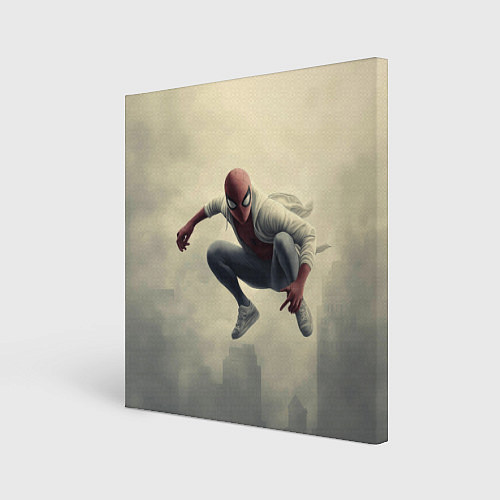 Картина квадратная Человек паук в прыжке / 3D-принт – фото 1